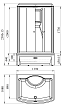 Душевая кабина Радомир Диана-2 1-05-1-0-0-0611 139x108 матовый