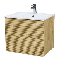 Тумба с раковиной Iddis Bild 60 см дуб светлый BIL60V0i95K