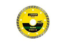 Диск алмазный отрезной по бетону/кирпичу/камню TURBO Universal (125х22.2 мм) Stayer 36673-125_z01
