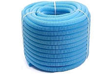 Защитный гофрированный кожух Электропласт Пешель 25 мм, синий, 30 м 25B30PP
