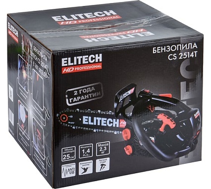 Пила цепная бензиновая Elitech CS 2514T (E1611.003.00) HD 205448