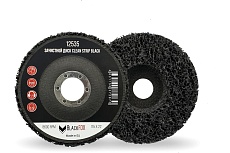 Диск зачистной Clean Strip Black 115х22 мм с фибровой оправкой BlackFox 12535