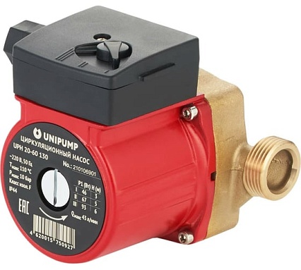 Циркуляционный насос ГВС UNIPUMP UPН 20-60130 21725