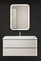 Мебель для ванной AQUAme S4 100 см белый глянец