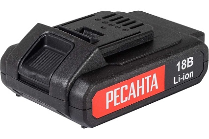 Аккумулятор (18 В; 2.0 А*ч; Li-Ion) для шуруповерта ДА-18-2ЛК Ресанта 71/8/82