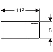 Кнопка смыва Geberit Omega 70 115.083.SJ.1