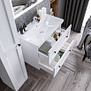Мебель для ванной Бриклаер Хелена 80 см рамочный белый