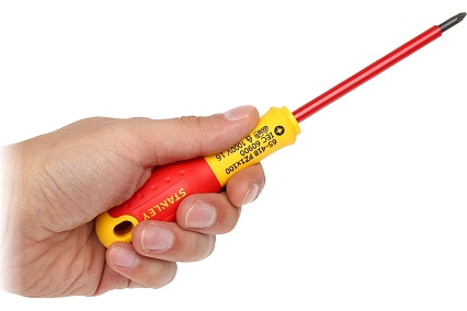 Диэлектрическая отвертка FATMAX 1000V PZ1х100 мм Stanley 0-65-418