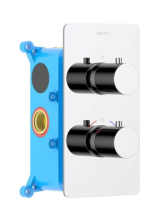 Смеситель для душа Aquatek Европа AQ1391CR термостат, хром