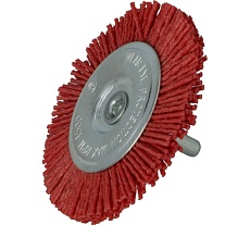 Щетка нейлоновая 100 мм, с хвостовиком Faster Tools 3835