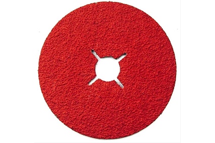Фибровый диск Long Abrasive CR 964 Керамика 125x22.23 мм, P36, 10 шт D330485-10