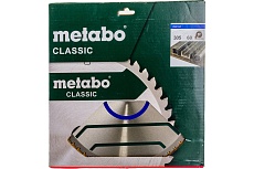 Диск пильный SteelCutClassic (305x25.4 мм; 60FZFA/FZFA) Metabo 628668000