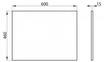 Тумба со столешницей BelBagno Etna 60 см