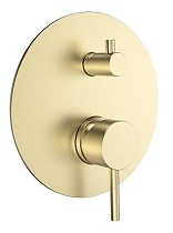 Смеситель для душа AQUAme Siena AQM8803BG золото шлифованное