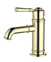 Смеситель для раковины Aquatek Классик AQ1510PG полированное золото