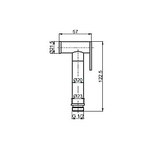 Гигиенический душ AQUAme AQM8511BC медь шлифованная