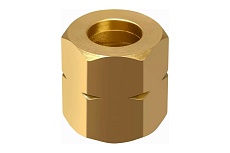 Гайка накидная (М12х1.25LH; латунь) ПТК 00000029096