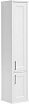 Шкаф пенал Aquanet Бостон 36 см L белый матовый, ручки хром 00209680