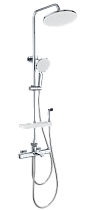 Душевая стойка Wonzon&Woghand Solid WW-C3011-A1-CR термостат, хром