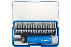 Реверсивная отвертка Зубр для точных работ 17 предметов Т-17 25626-H17_z01