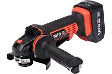 Аккумуляторная углошлифмашина Yato 18 В + 2 аккумулятора YT-82828