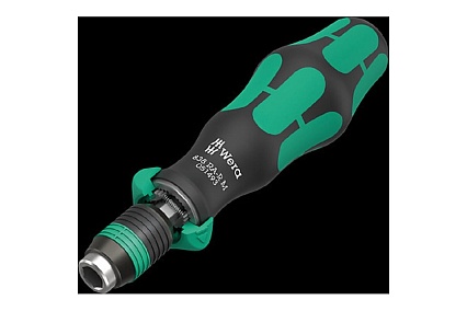 Ручка-битодержатель с функцией трещотки WERA 838 RA-R M 1/4" WE-051493