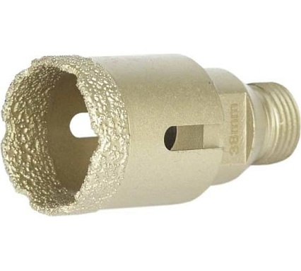 Коронка алмазная, вакуумное спекание (38х40 мм; 1/2"; М14) TECH-NICK TUK 136.600.6677