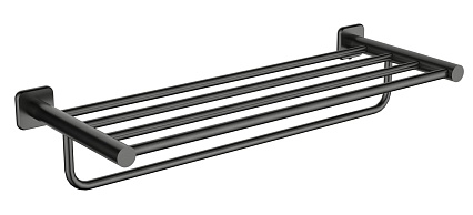 Полка для полотенец Wonzon&Woghand WW-V1901-GM темный графит