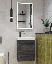 Мебель для ванной Art&Max Family-M 50 см, с дверцей, Iron Stone