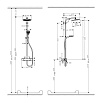 Душевая стойка Hansgrohe Crometta HG S 240 1jet 27267000
