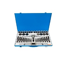 Набор резьбонарезной ИНСТУЛС 45 предм. м 6.0-24.0 9хс мет. футляр 00001343308