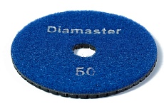 Круг алмазный по бетону АГШК 100х2 мм, №50, синий, для мокрой шлифовки Diamaster 000.120.8146