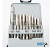 Набор ручных метчиков GSR DIN352 M3-M12 23 предмета 00708050