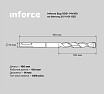 Бур по бетону 2X (14х160 мм; SDS+) Inforce 11-01-555