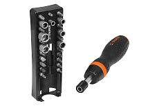 Отвертка с трещоткой и битами Truper JDM-24 18222