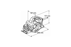 Рубанок Makita KP 0810 CK