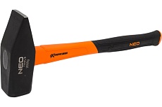 Столярный молоток Neo Tools 2000 г, рукоятка из стекловолокна 25-149