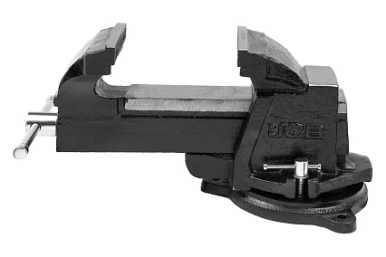 Тиски стальные поворотные с наковальней JCB 5"-125мм JCB-6540305(58990)