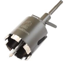 Коронка алмазная по камню CNIC 68x90мм М16, для сухой резки, хвостовик SDS-PLUS DB0201 28079