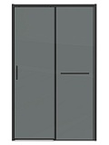 Душевая дверь Grossman Style 100x195 тонированное, черный матовый 100.K33.05.100.21.10