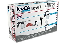 Набор пневмоинструмента Sumake NYCA/4 из нейлон-карбона, 5 предметов, бс. 8080600