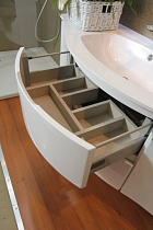 Мебель для ванной Cezares Vague 138 см Bianco lucido