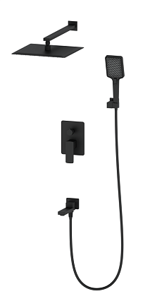 Душевой набор Oliveeka D-Line OL-939003-MB черный матовый