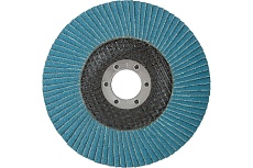 Круг лепестковый торцевой циркониевый 125 мм, р120 Vertextools 13125-120