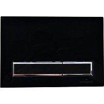 Кнопка смыва Cersanit Bkick BU-BK/Blg/Gl стекло, черный глянец