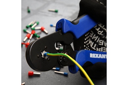 Кримпер Rexant HT-866 для обжима штыревых наконечников 0.08-6.0кв.мм 12-3205