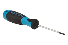 Отвертка Norgau шлицевая Industrial 2,5x60 мм, тип N250-2,5Х60 062002025