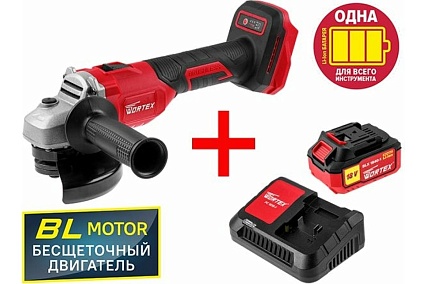 Аккумуляторная угловая шлифмашина Wortex CAG 1812-1 E ALL1 0329192