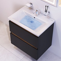 Мебель для ванной Am.Pm X-Joy 65 см подвесная, черный матовый