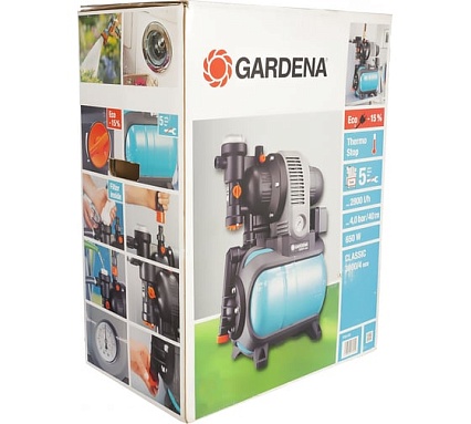 Автоматическая станция бытового водоснабжения Gardena 3000/4 Classic Eco 01753-20.000.00